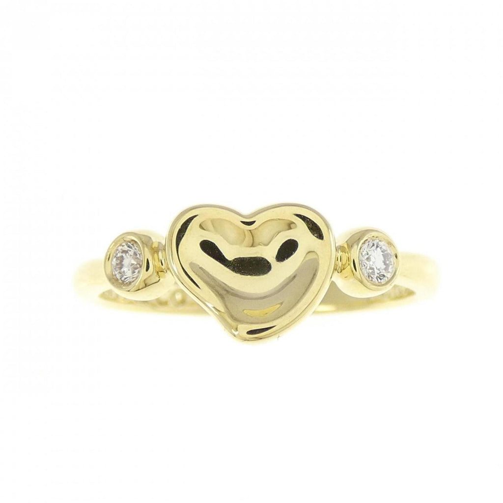 Heart Ring with Diamond Yellow