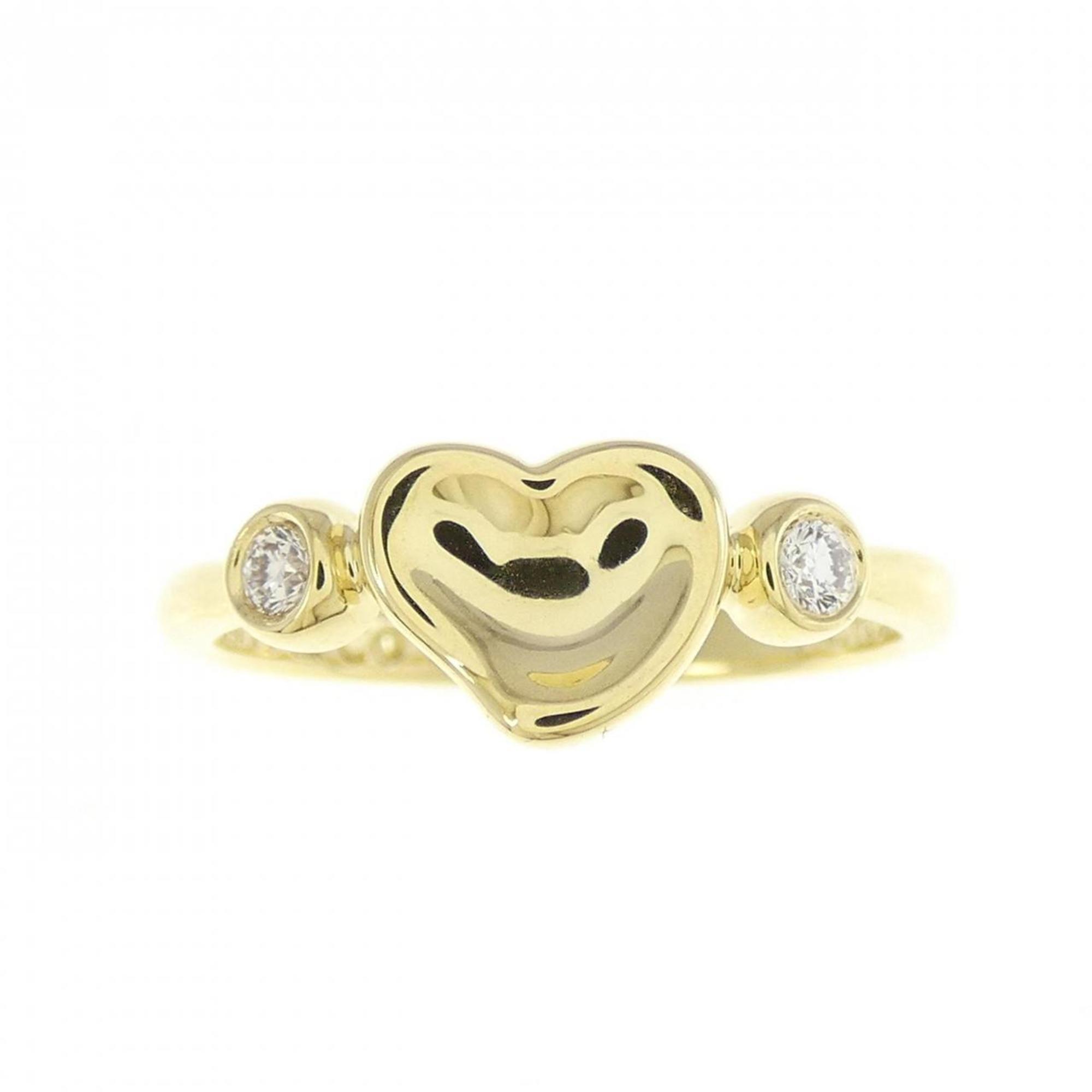 Heart Ring with Diamond Yellow