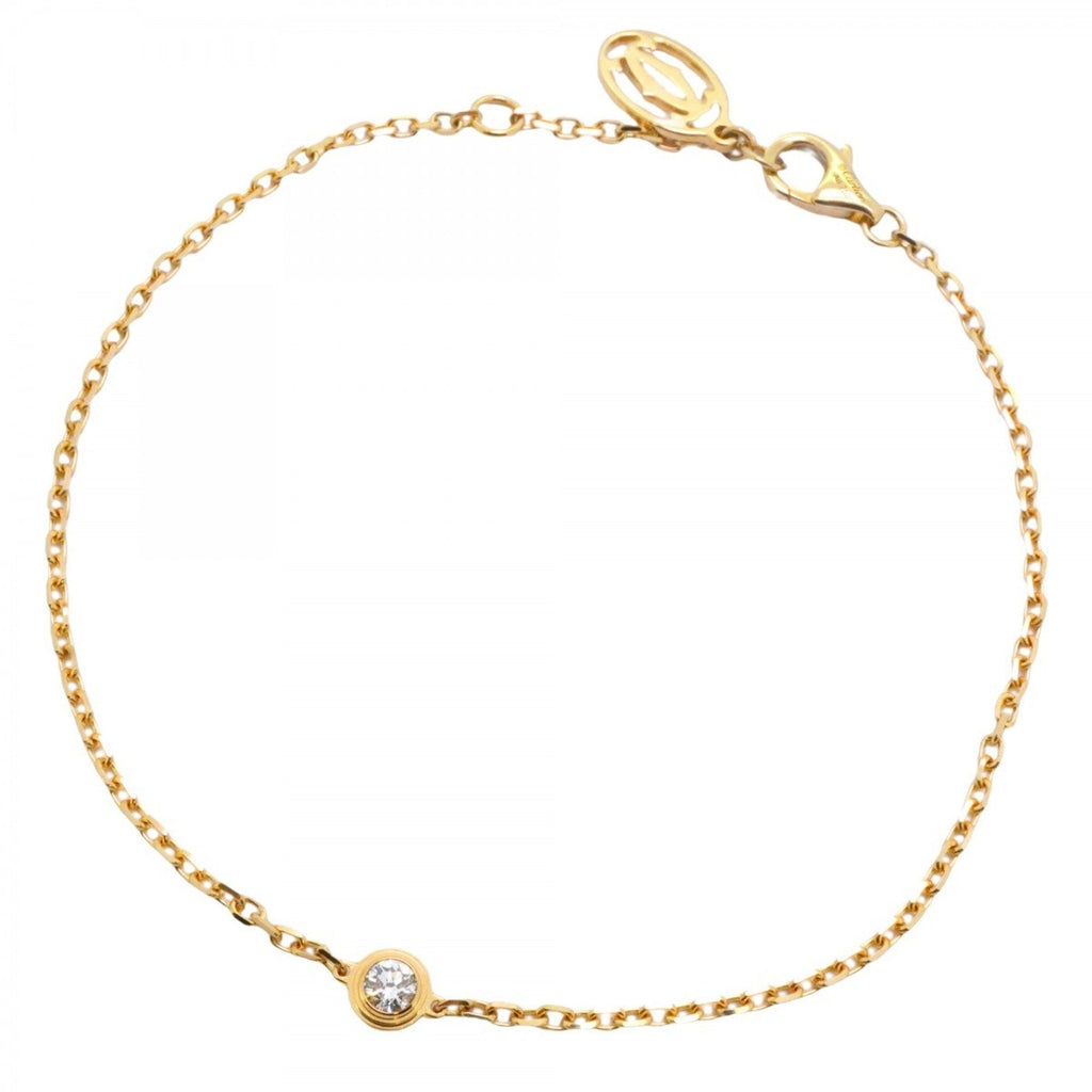 Bracelet 18K Yellow Gold with Diamond Small