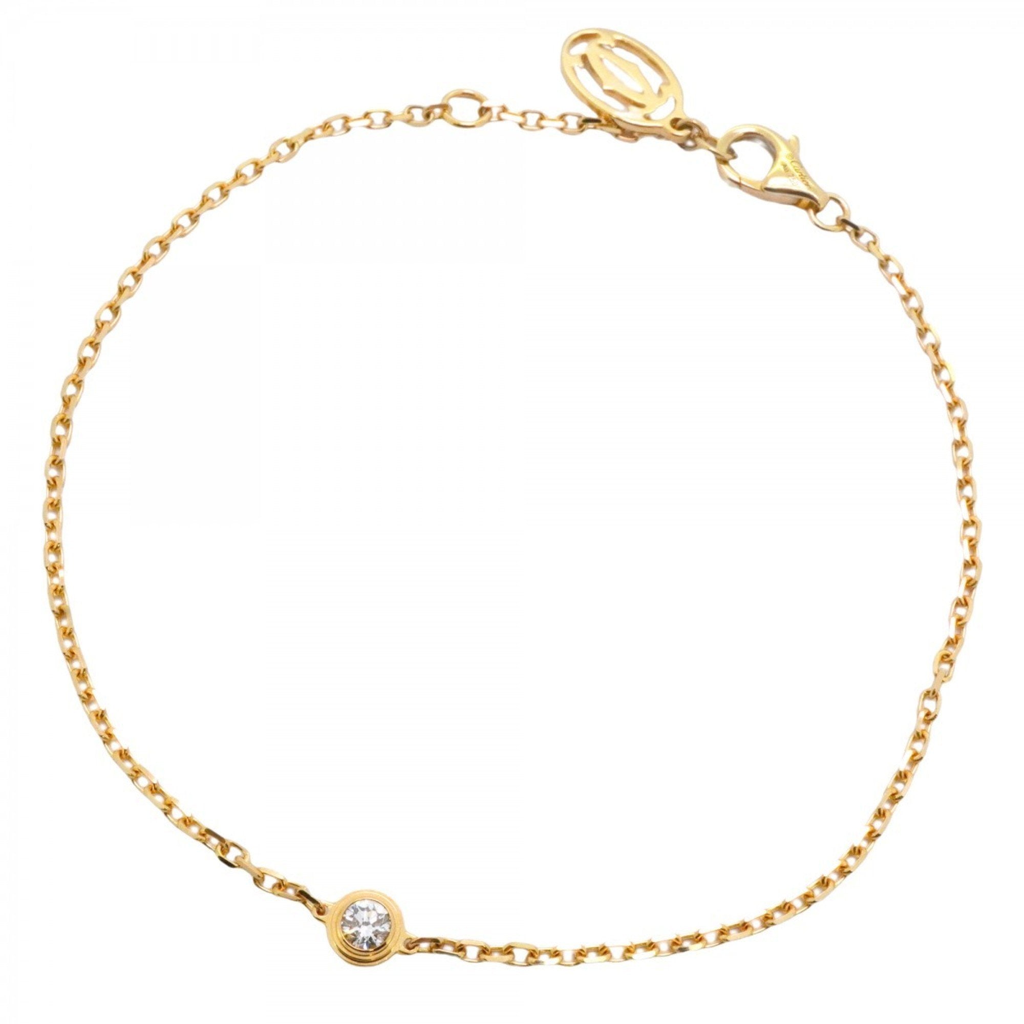 Bracelet 18K Yellow Gold with Diamond Small