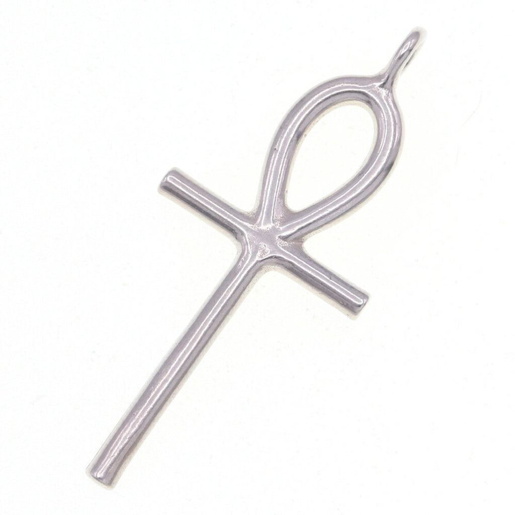 Ankh Pendant Necklace Sterling Silver