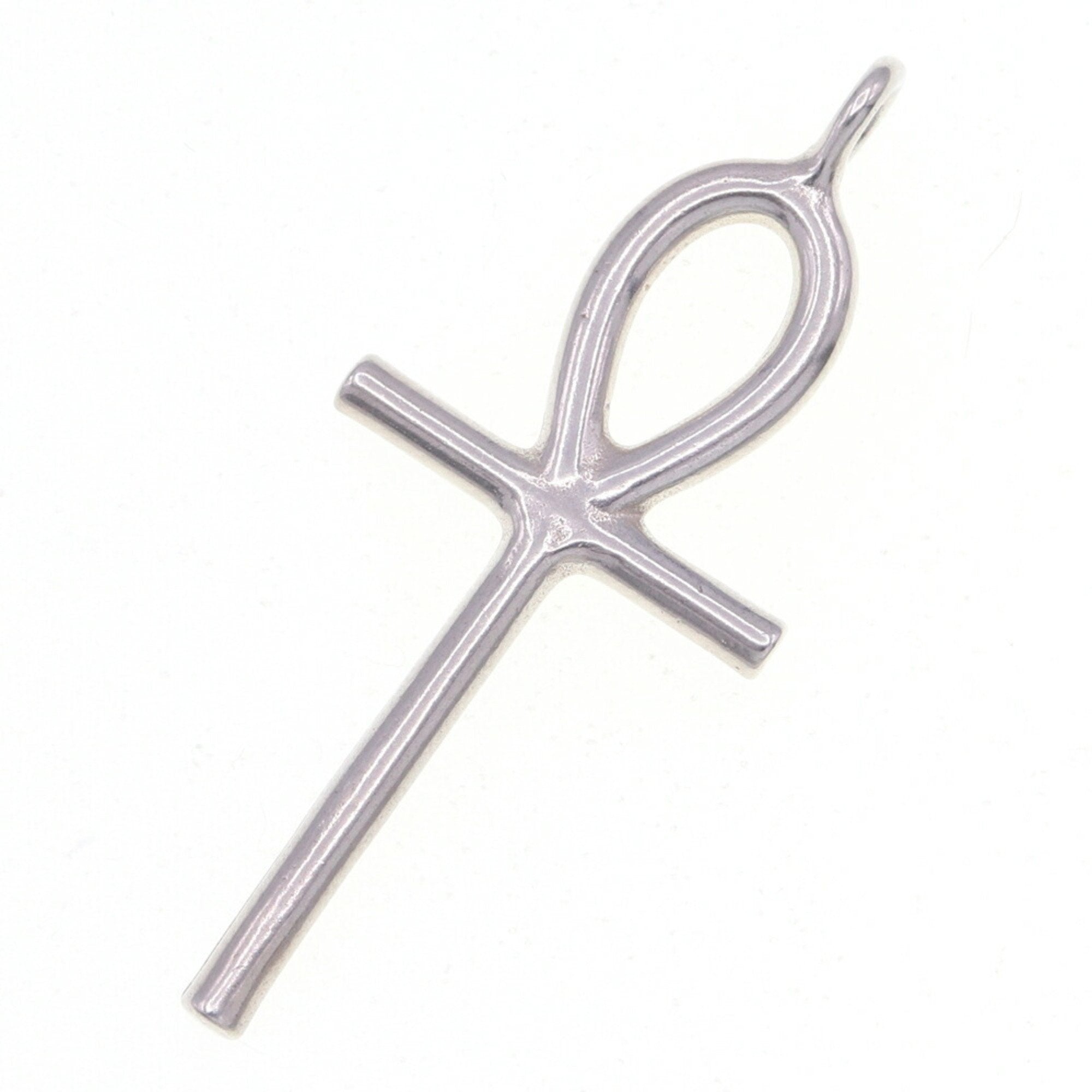 Ankh Pendant Necklace Sterling Silver