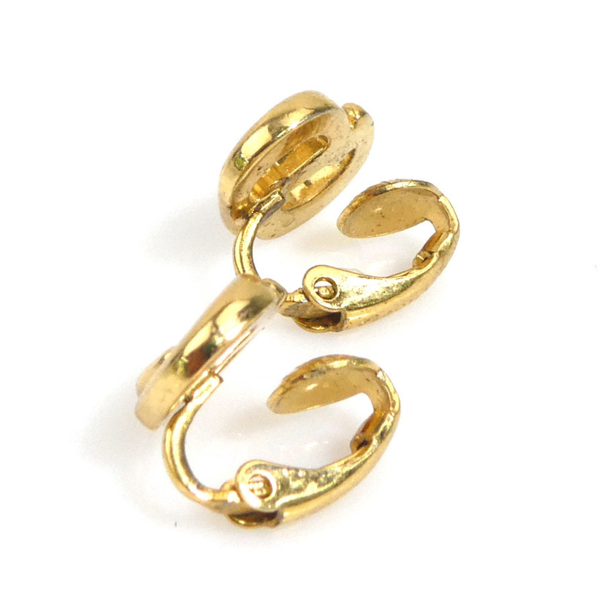 Clip-On Earrings Clip-On Gold-Tone Metal