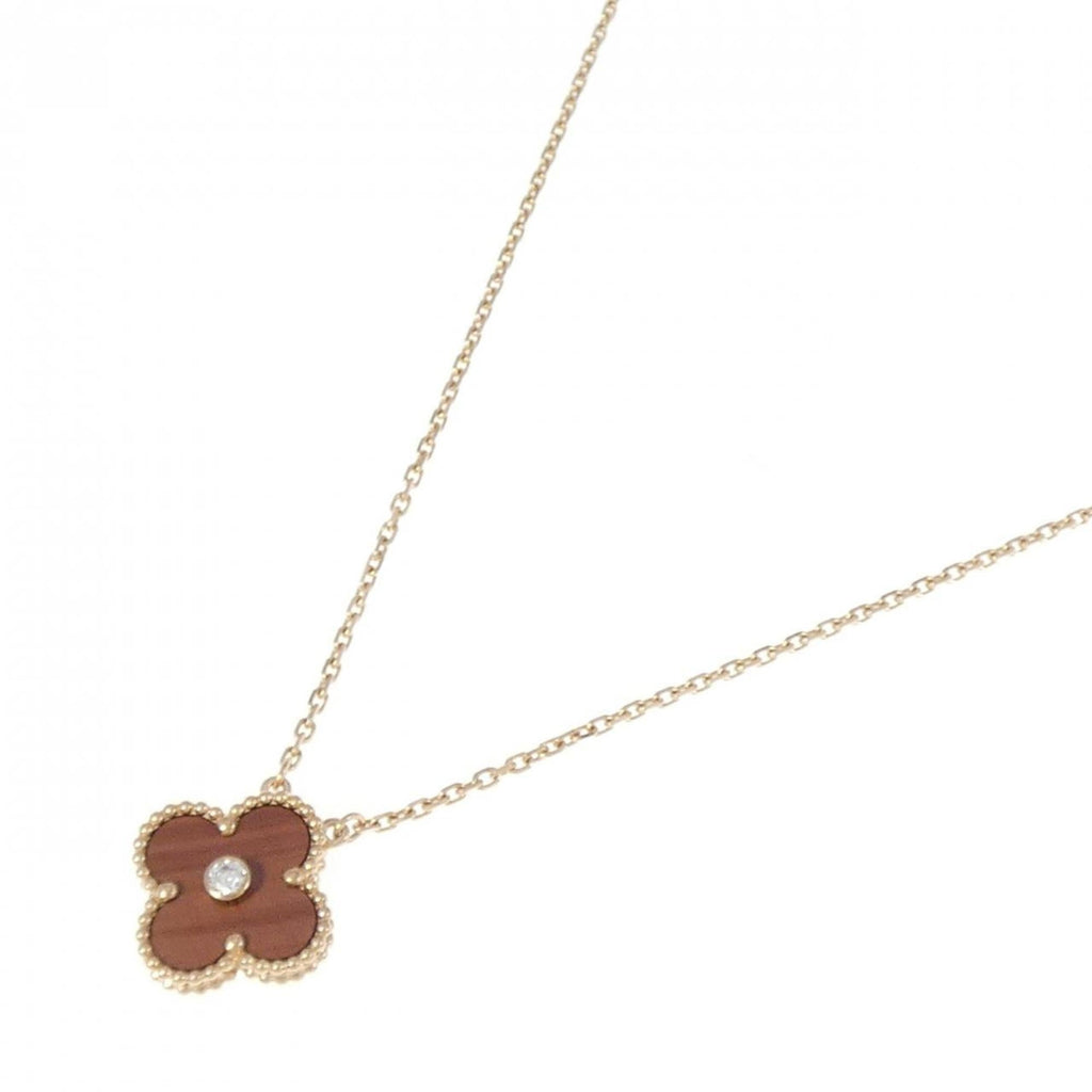 Vintage Alhambra Pendant Necklace 18K Rose Gold