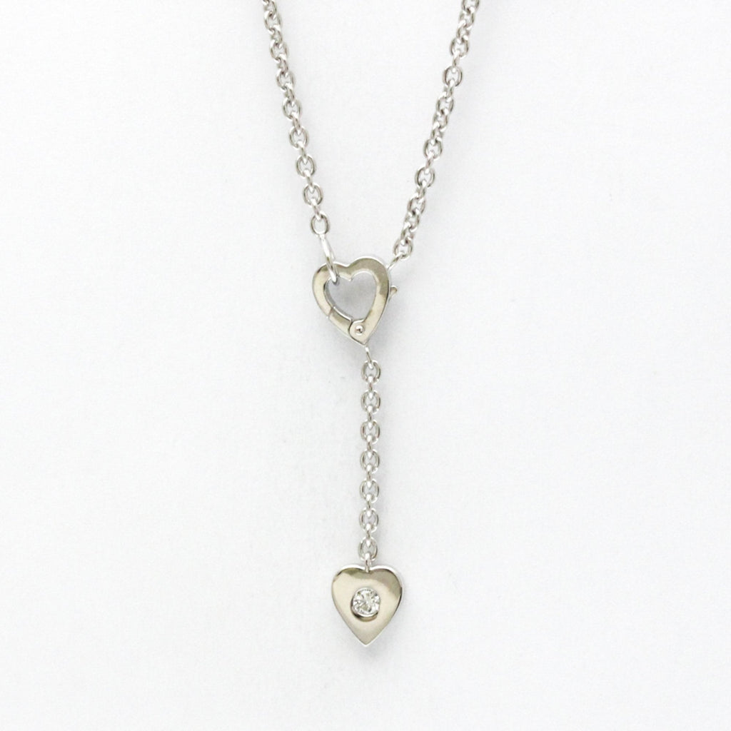 Pendant Necklace 18K White Gold with Diamond