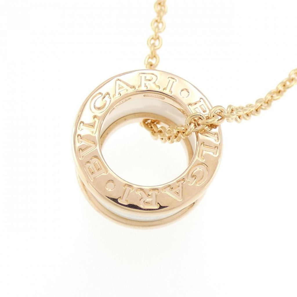 B.Zero1 Pendant Necklace Ceramic and 18K Rose Gold