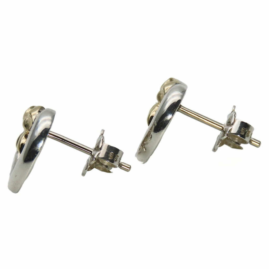 Earrings Sterling Silver and 18K Yellow Gold