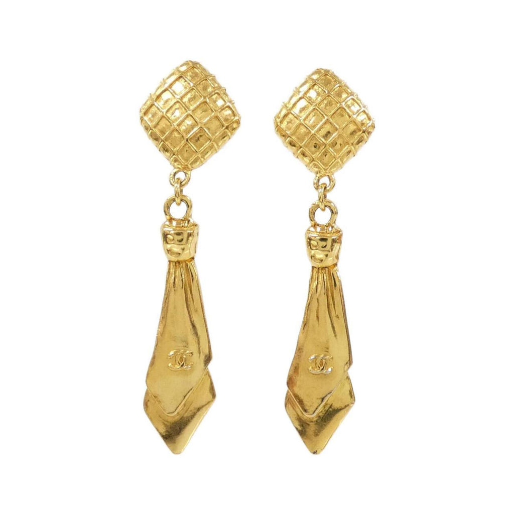 Earrings Gold-Tone Metal