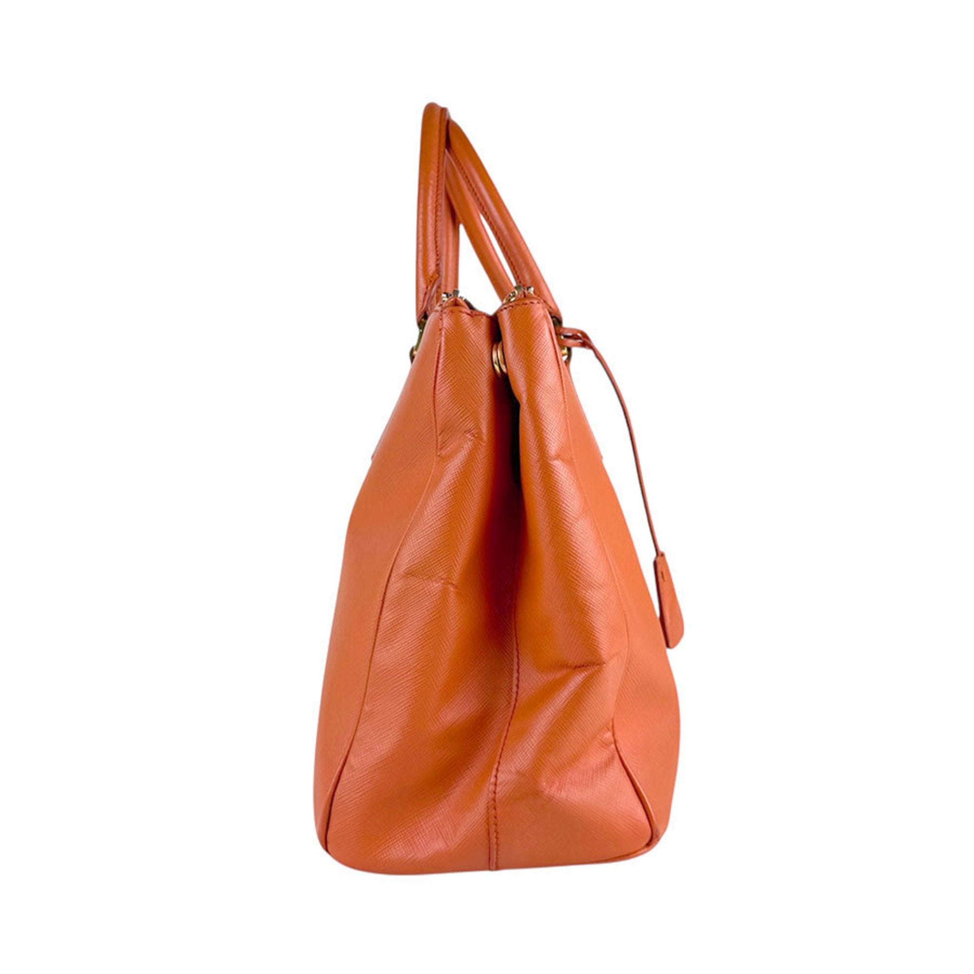 Double Zip Lux Tote Saffiano Leather Medium