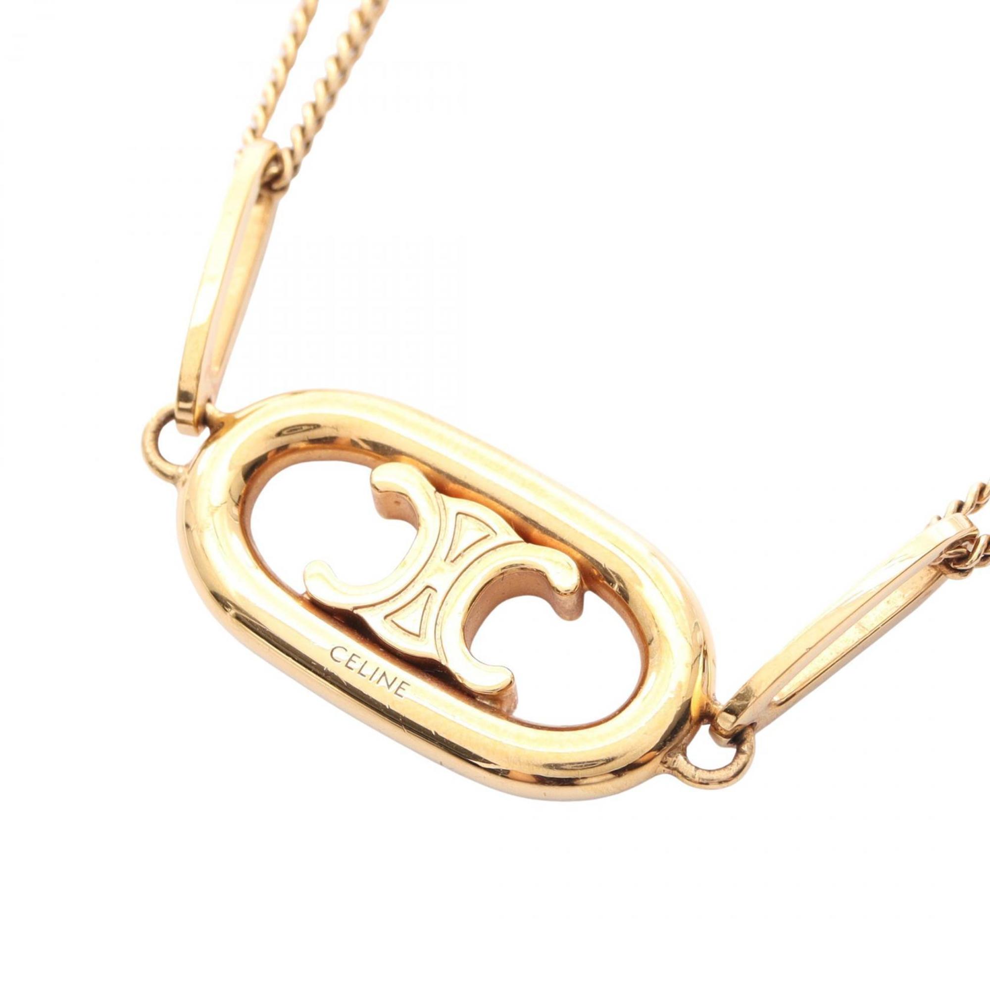 Triomphe Pendant Necklace Gold Plated