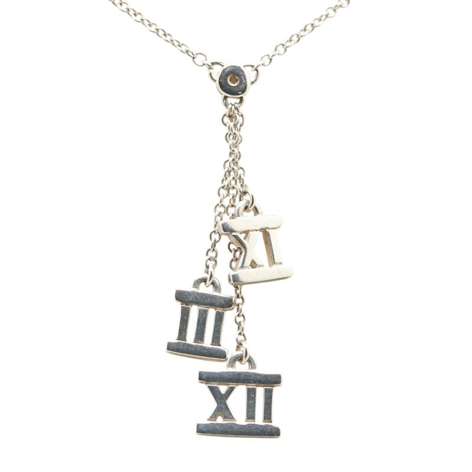 Atlas Pendant Necklace Sterling Silver