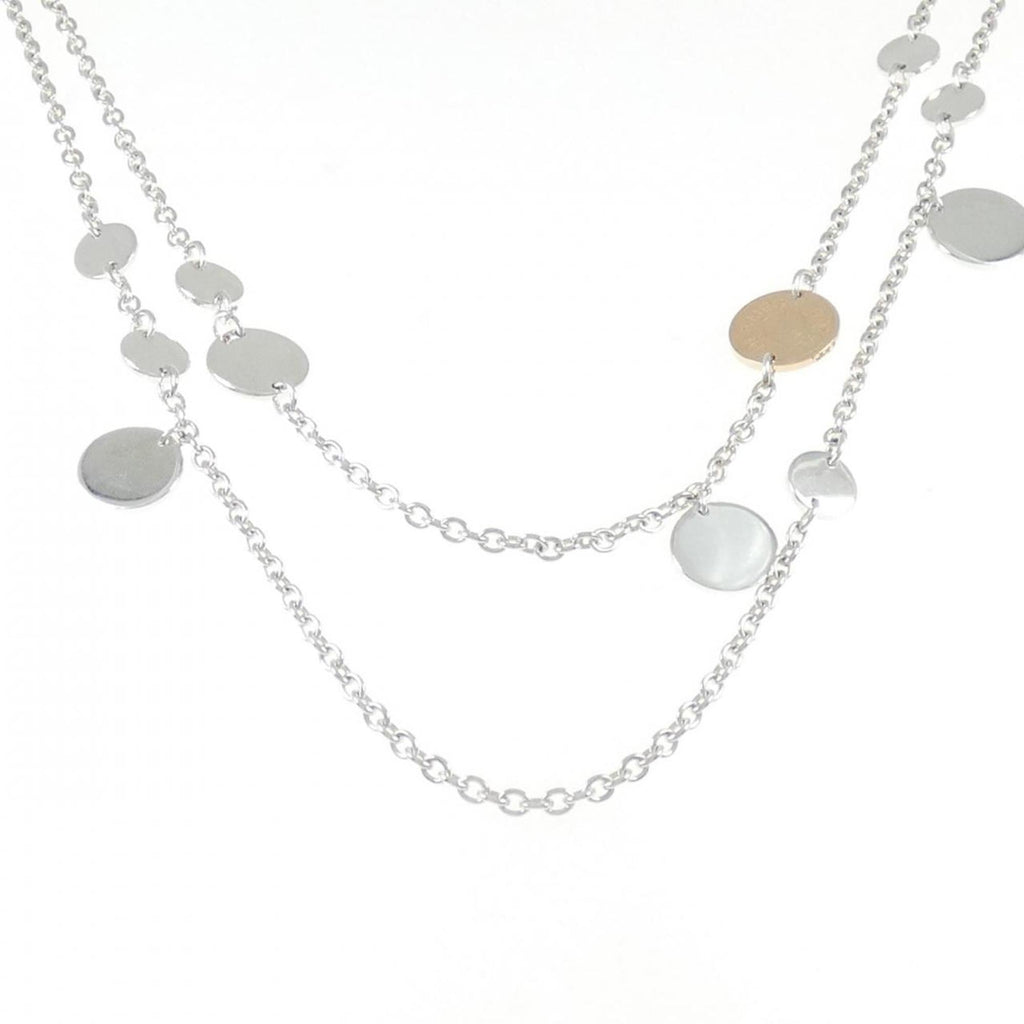 Confetti Pendant Necklace 18K Rose Gold and Sterling Silver