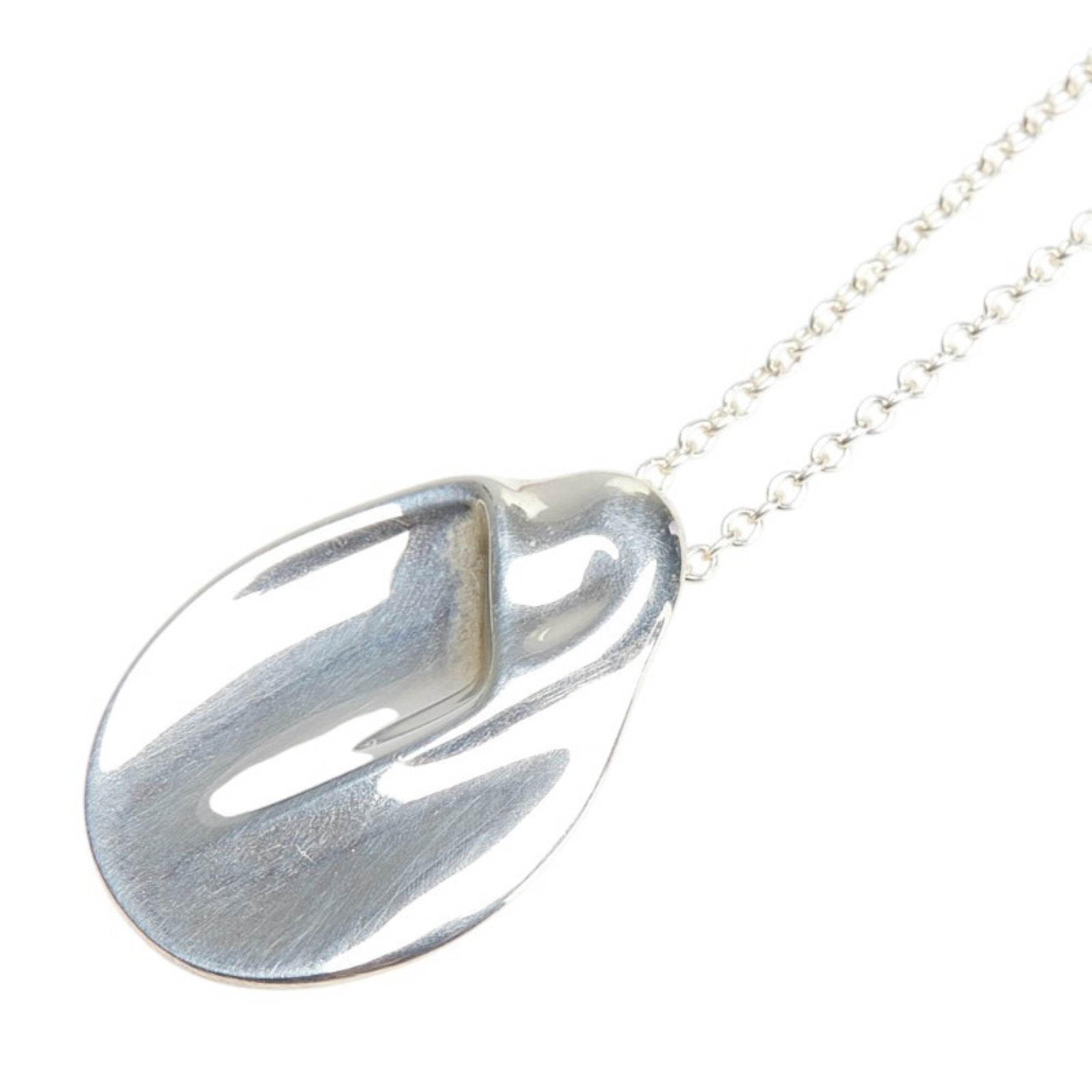 Elsa Peretti Pendant Necklace Sterling Silver 20.2mm