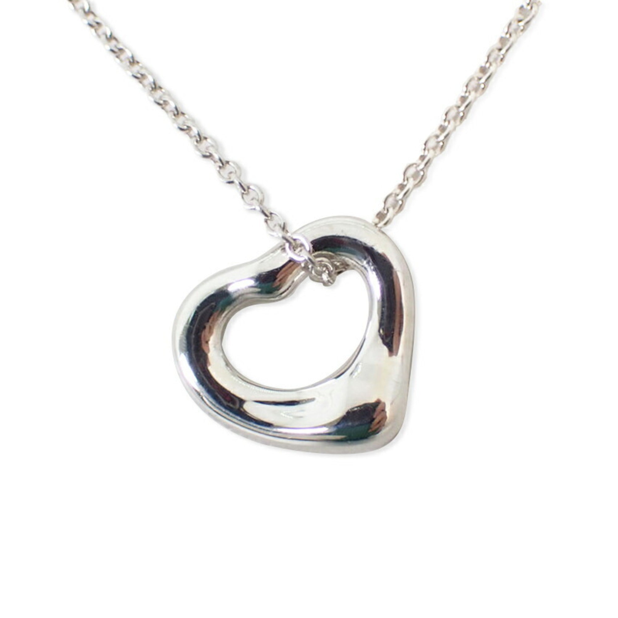 Heart Pendant Necklace Sterling Silver