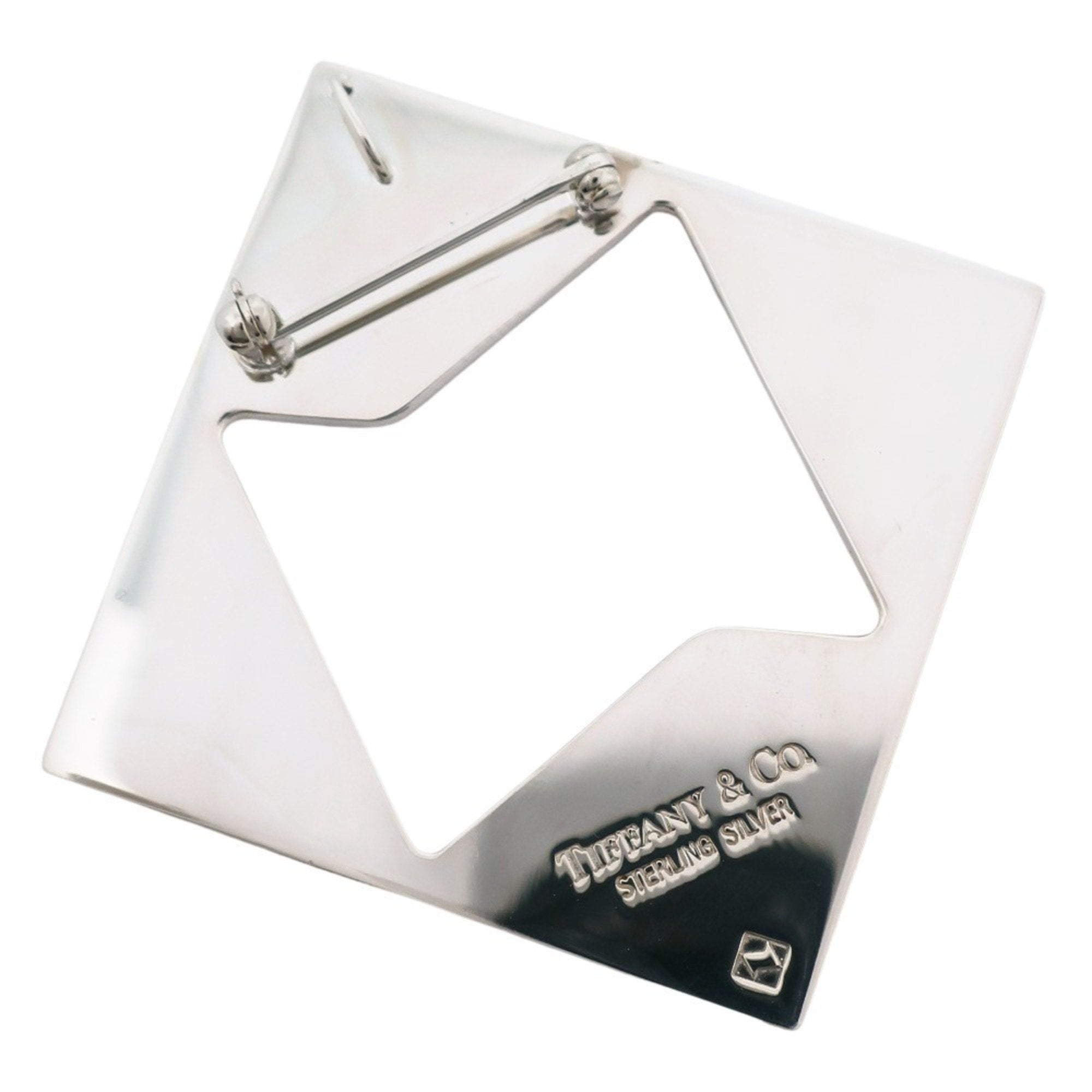 Square Brooch Sterling Silver