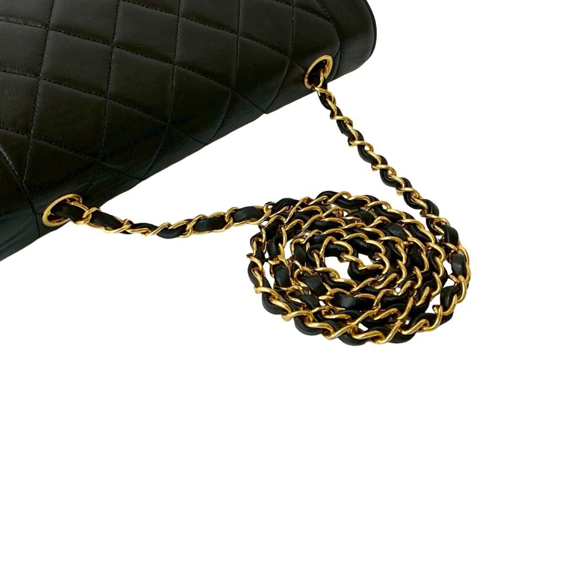 Vintage Diana Flap Bag Quilted Lambskin Medium