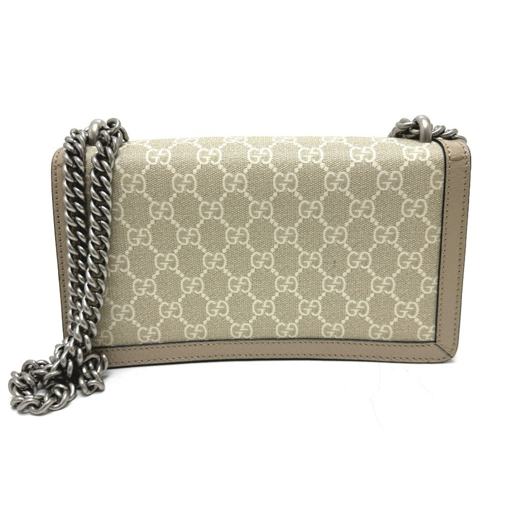 Dionysus Bag GG Coated Canvas with Leather Small
