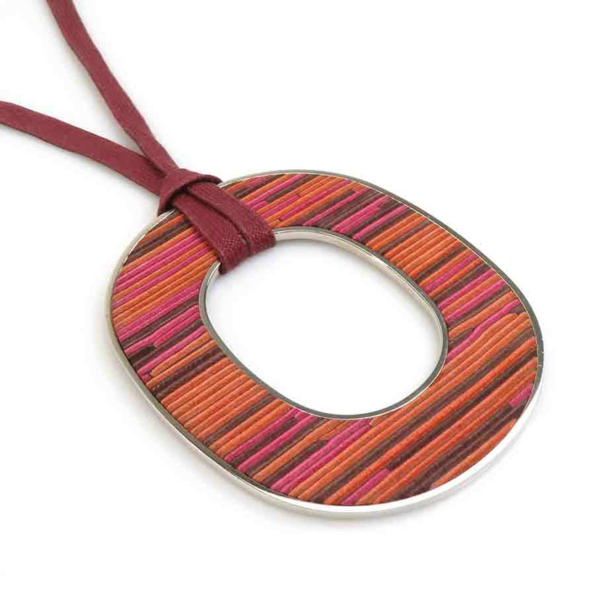 Ism Pendant Necklace Metal Red