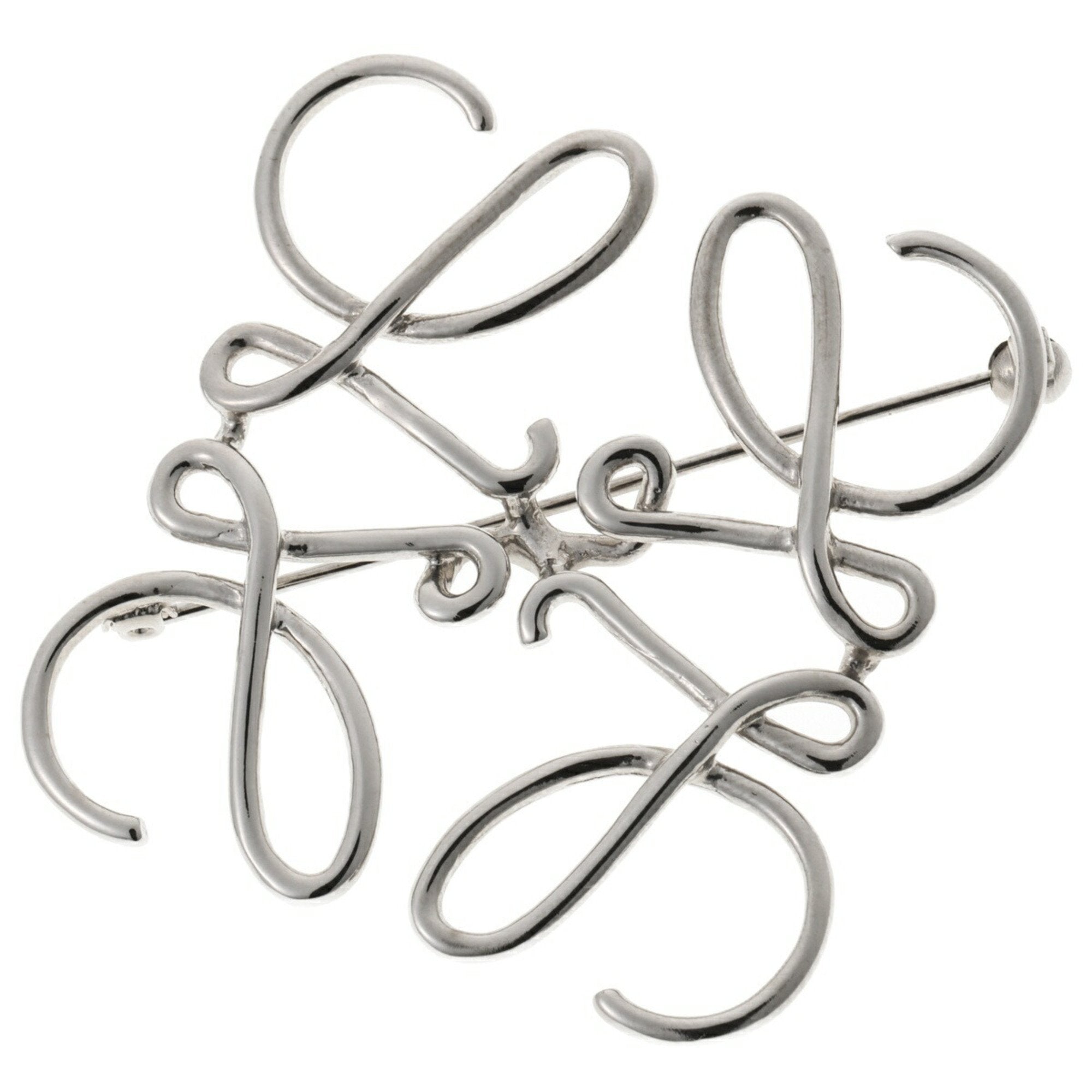 Anagram Brooch Brass and Palladium