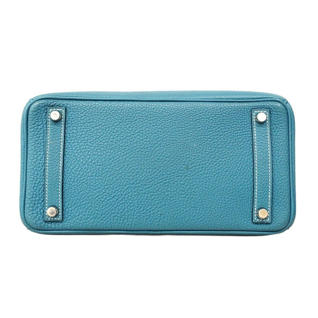Birkin Handbag Blue Togo with Palladium Hardware 25