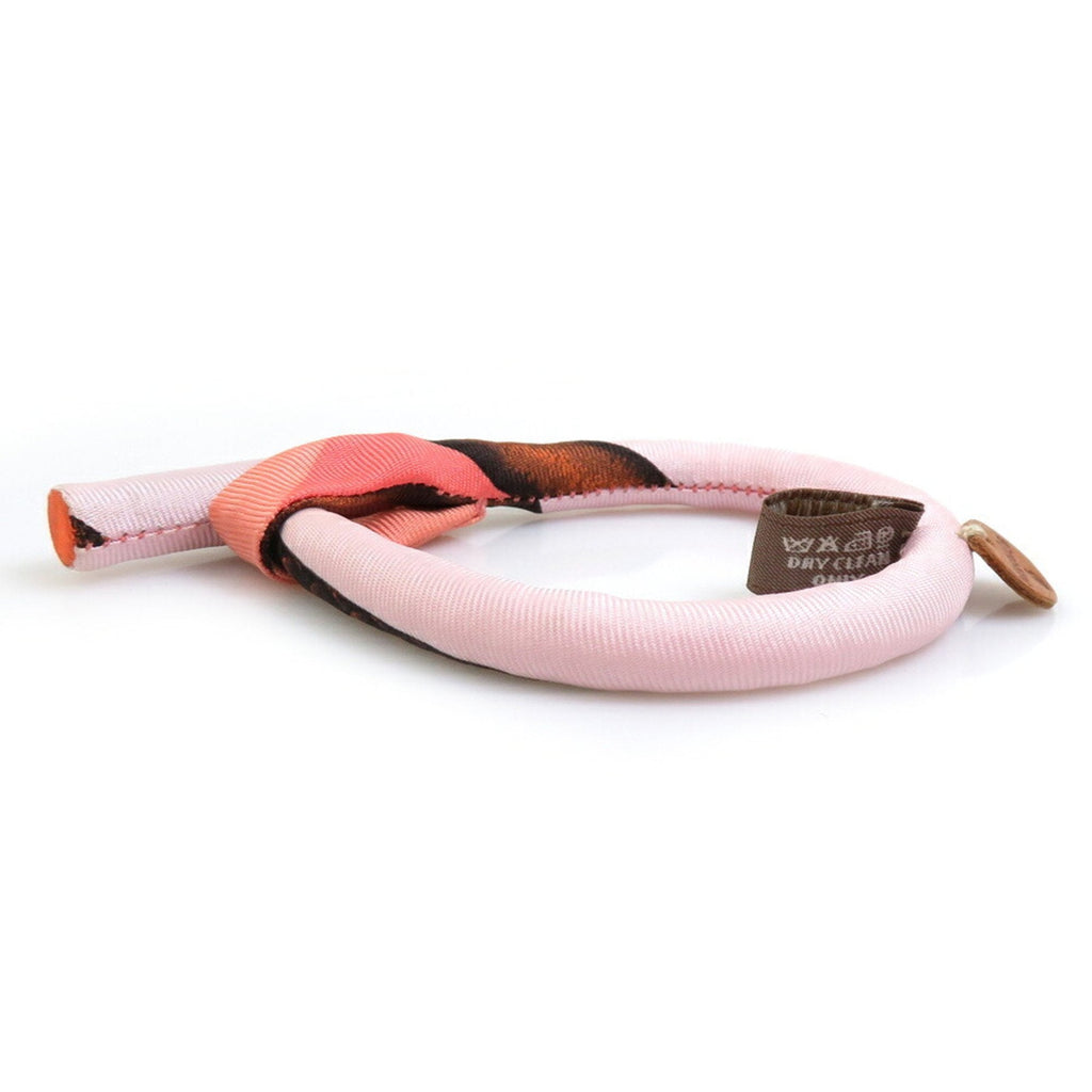 Petit H Bracelet Silk Multi Color Pink
