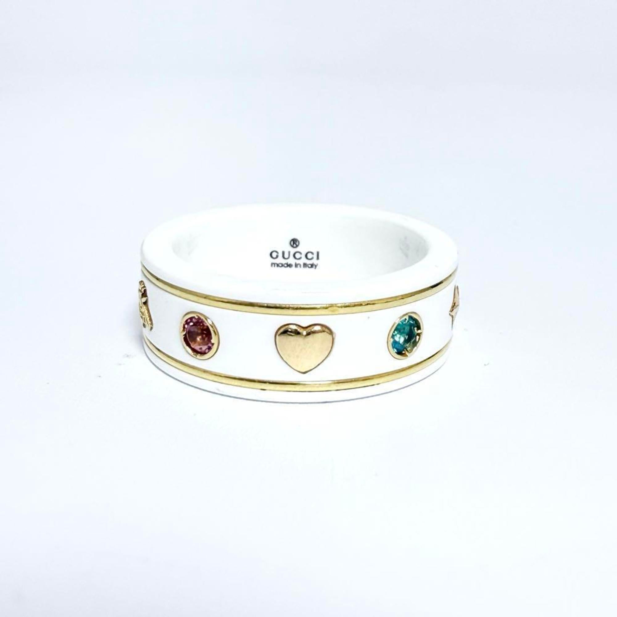 Icon Gemstone Ring 18K Yellow Gold