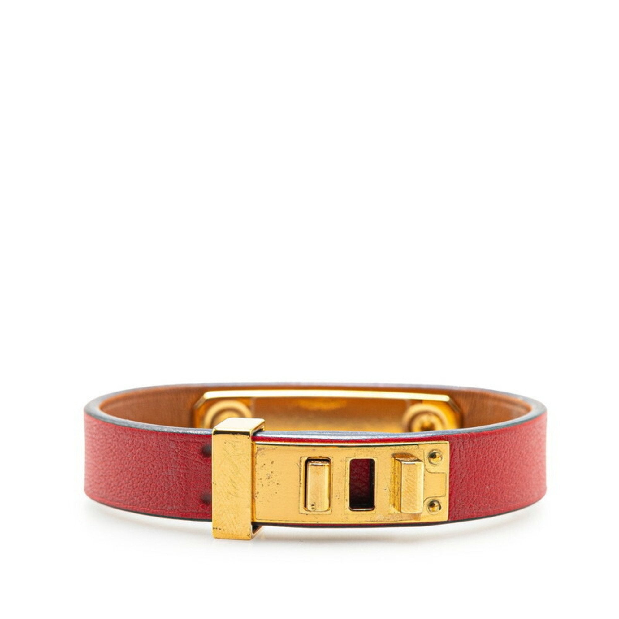Asdukur T2 Bracelet Gold and Swift Leather