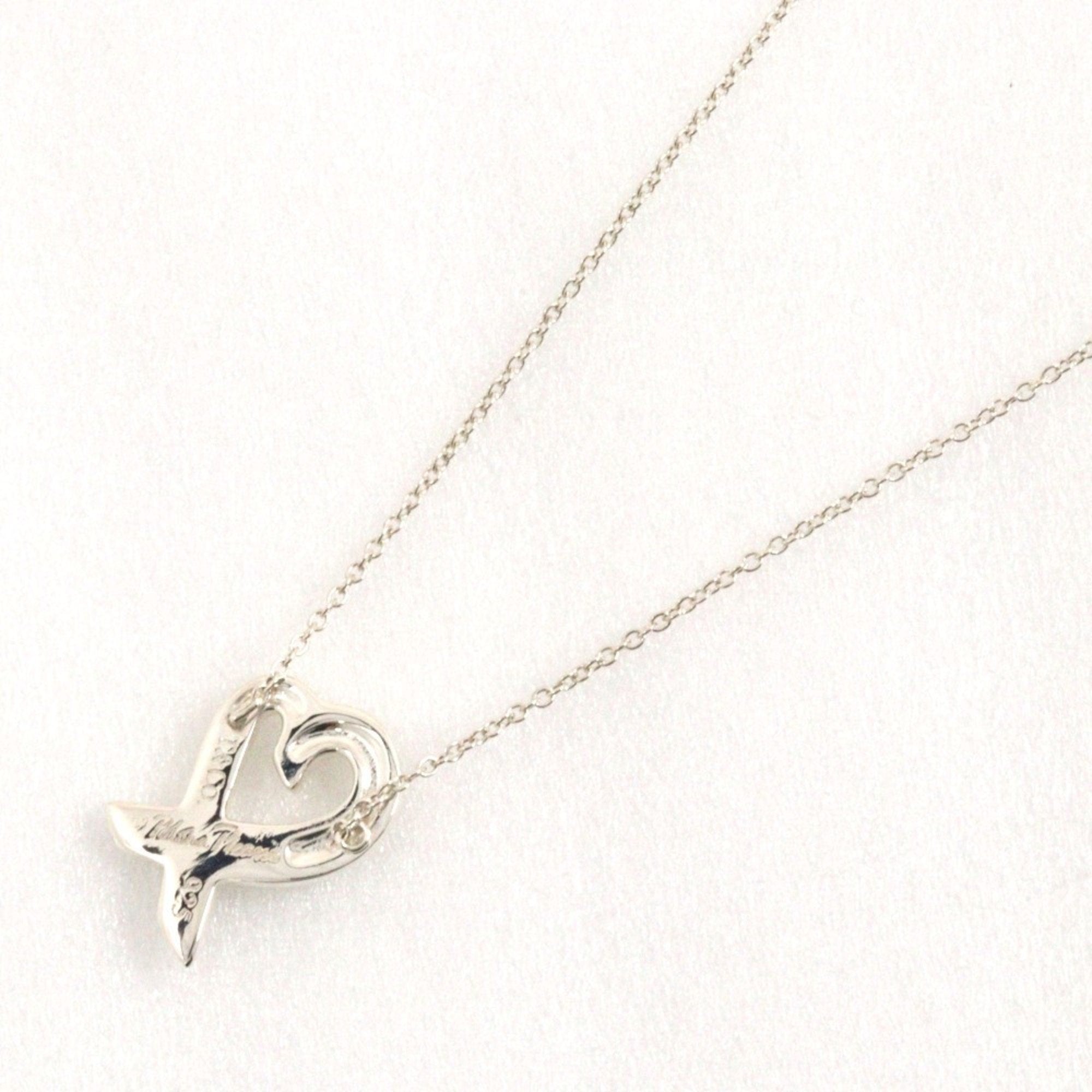 Heart Pendant Necklace Sterling Silver