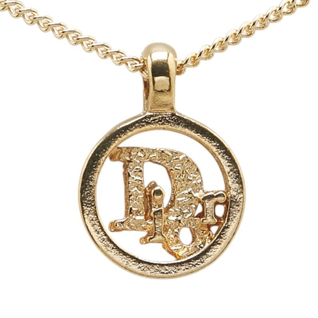 CD Pendant Necklace Gold