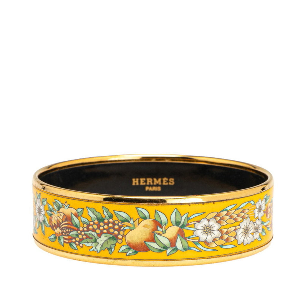 Enamel Bracelet Gold and Multi Color and Yellow