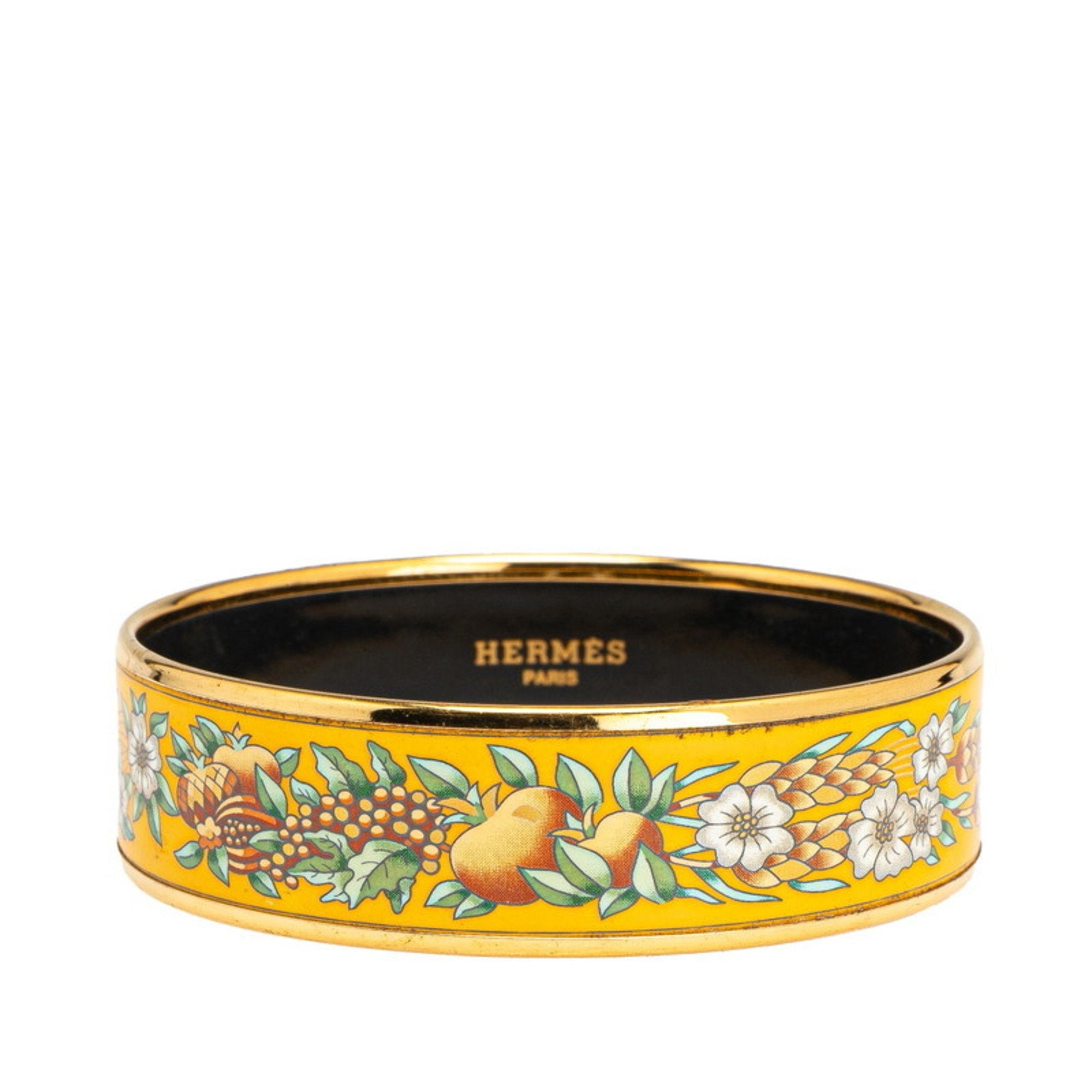 Enamel Bracelet Gold and Multi Color and Yellow