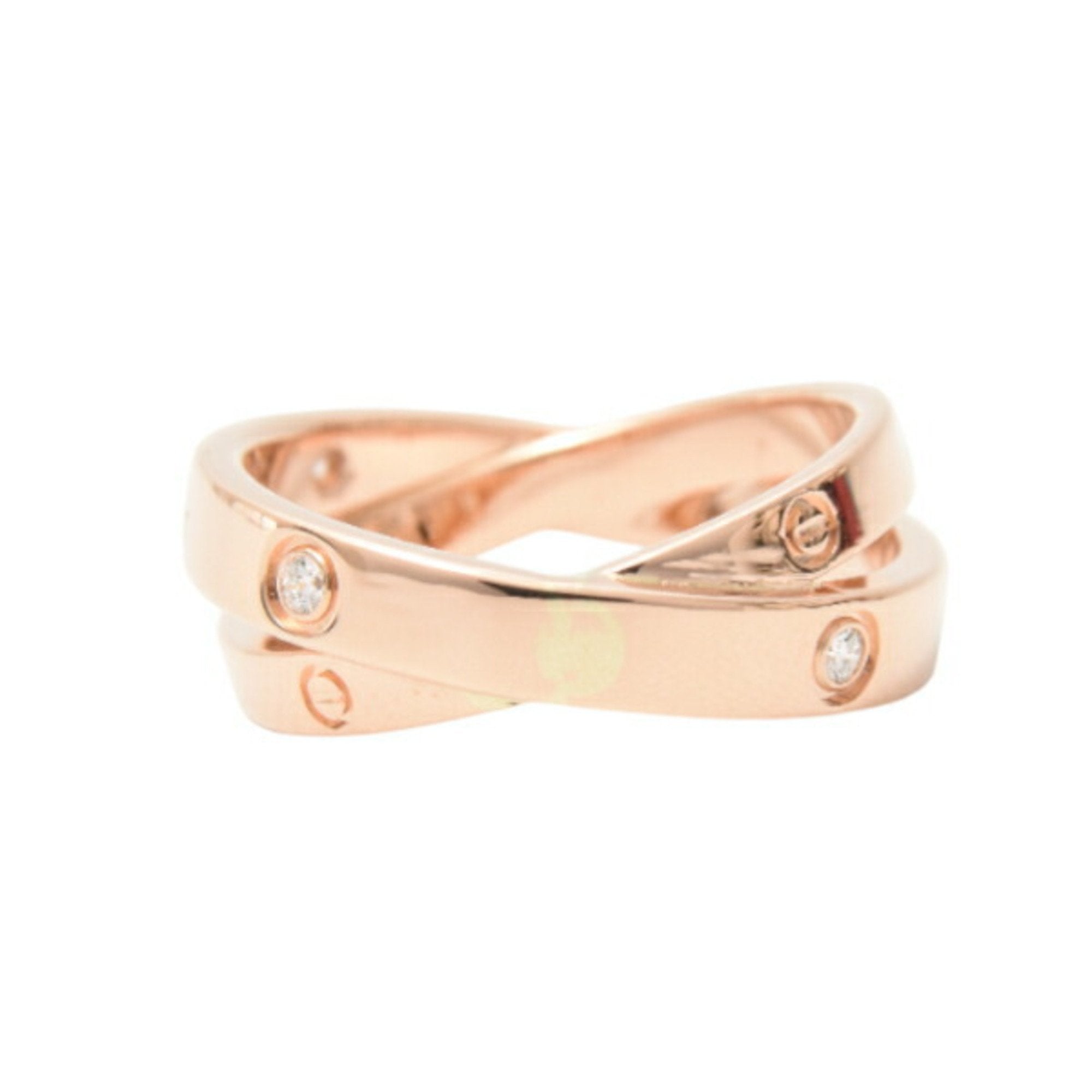Love Ring 18K Rose Gold with Diamond