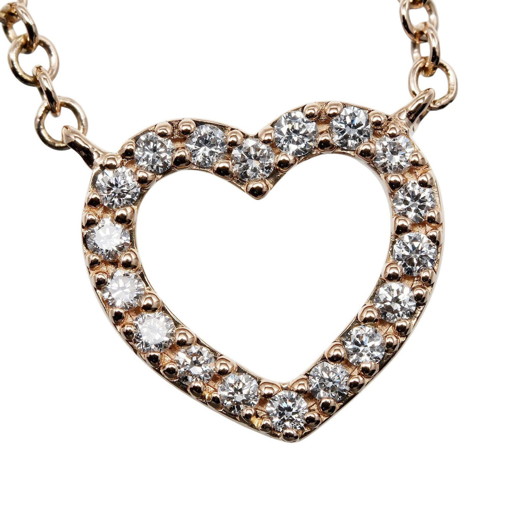 Pendant Necklace 18K Rose Gold with Diamond