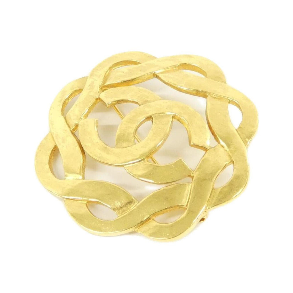 Brooch Gold-Tone Metal