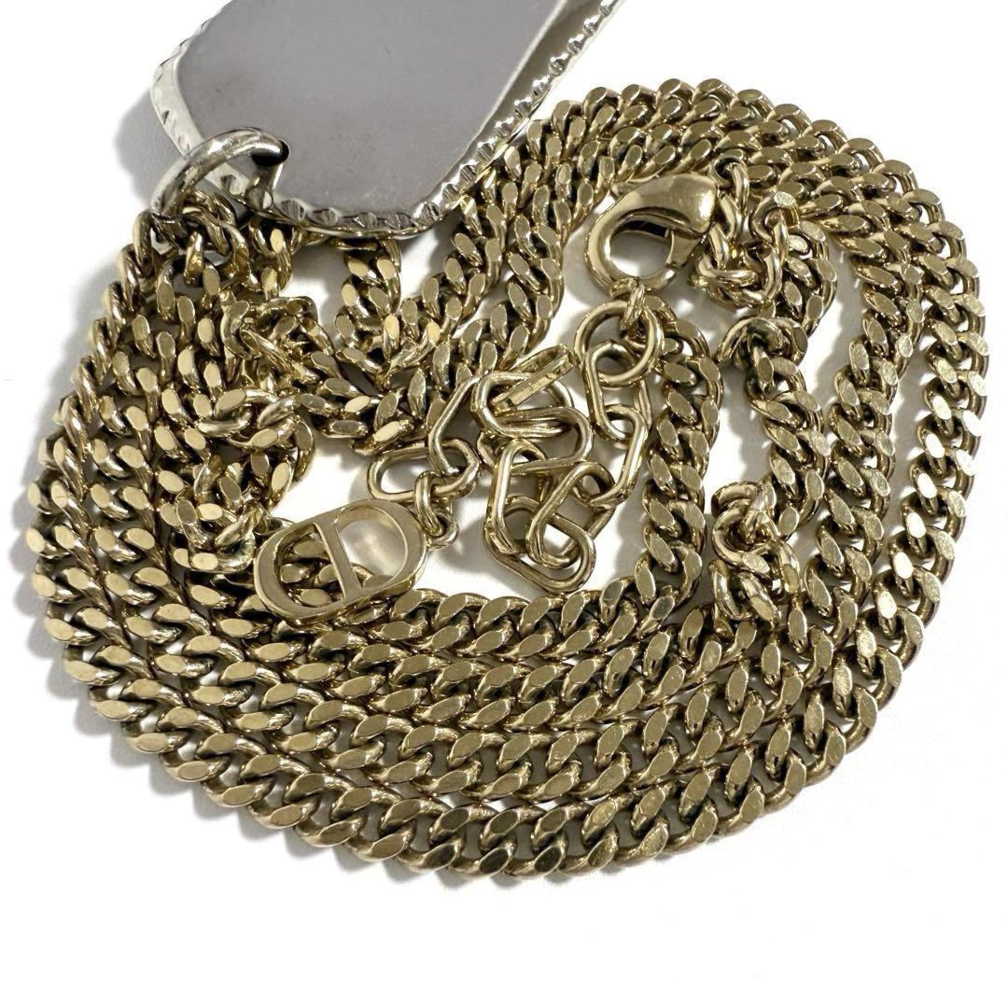 Dog Tag Pendant Necklace Metal Couture