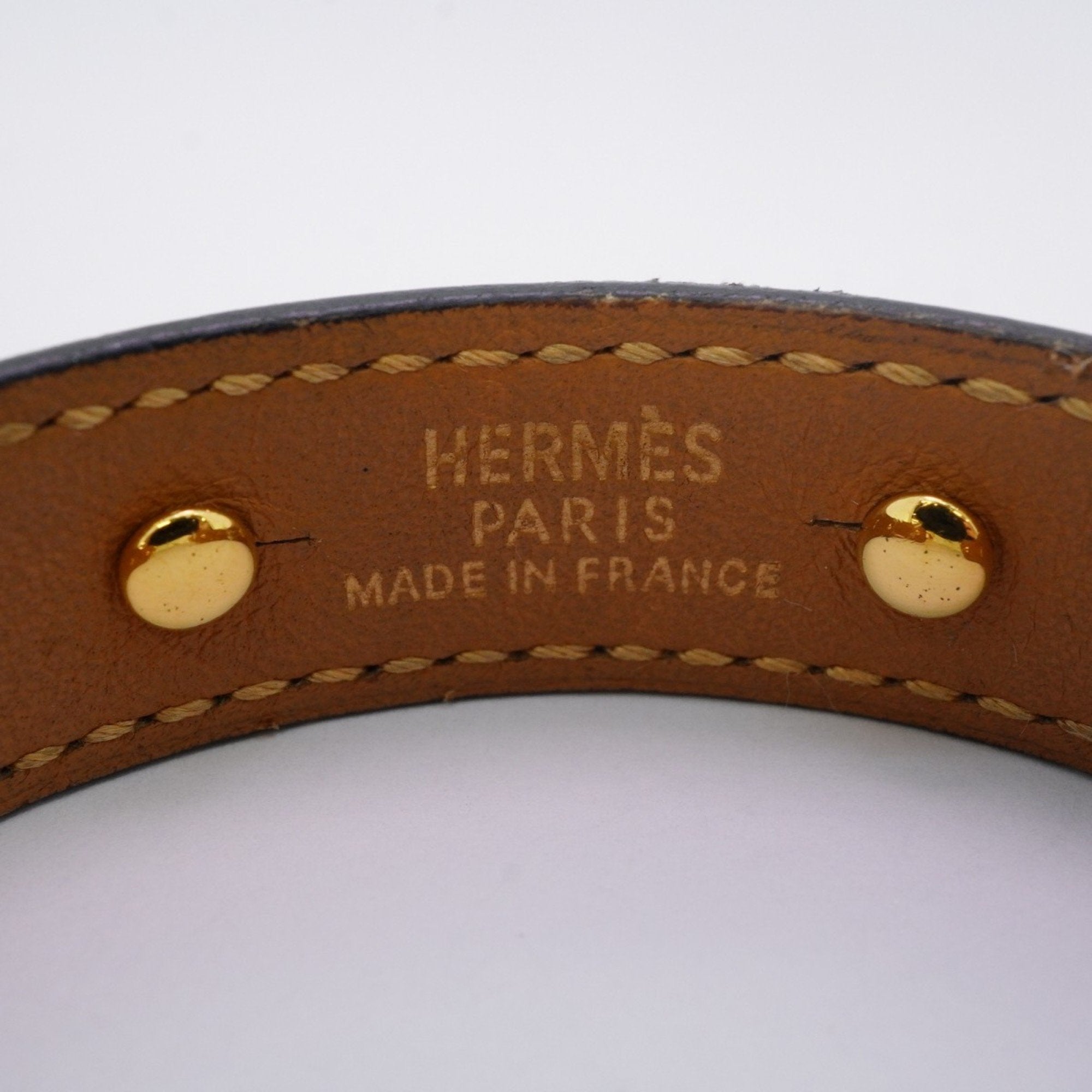 Chaine d'Ancre Bracelet Gold and Leather