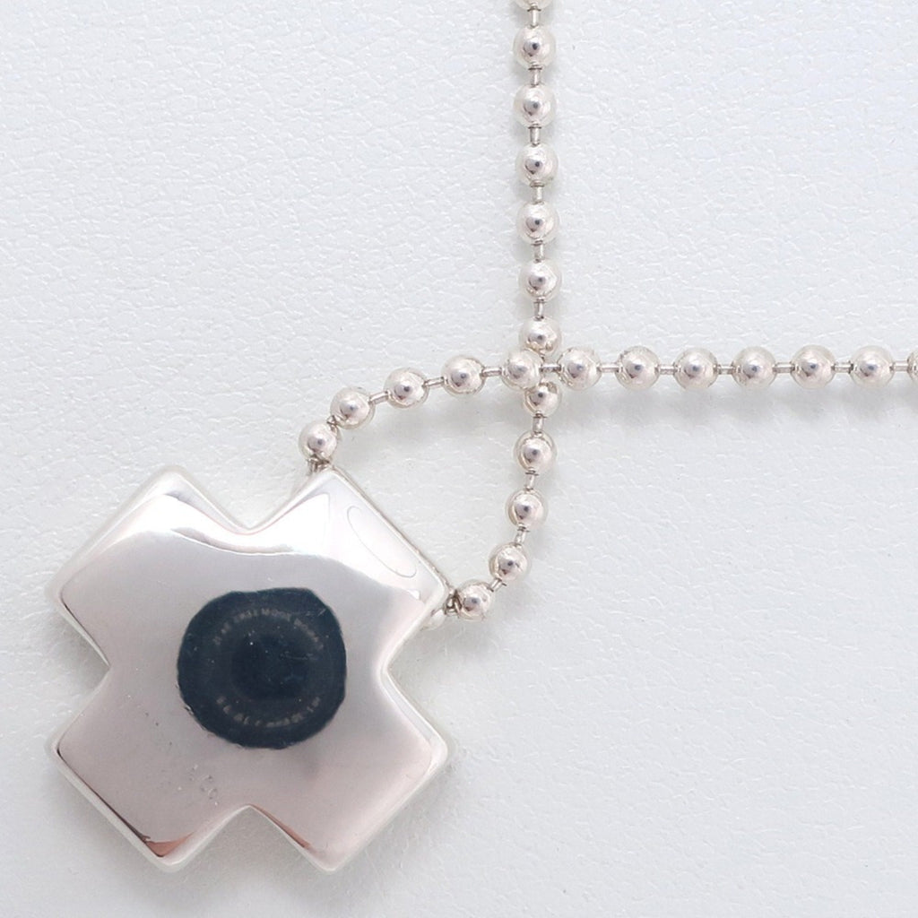 Roman Cross Pendant Necklace Sterling Silver