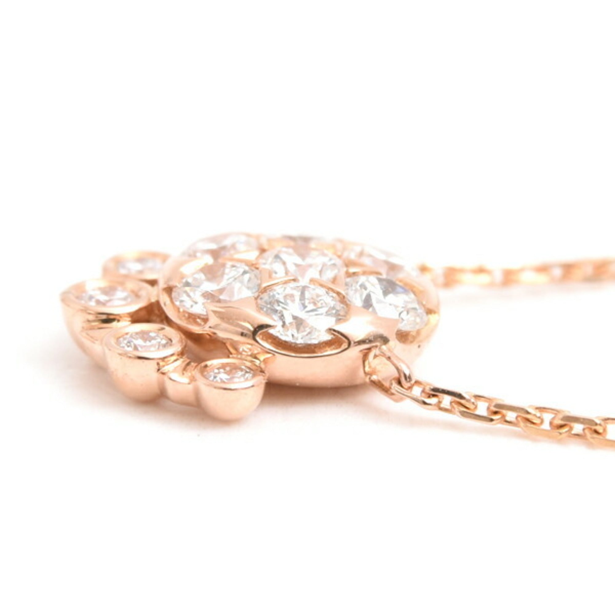 Pendant Necklace 18K Rose Gold with Diamond