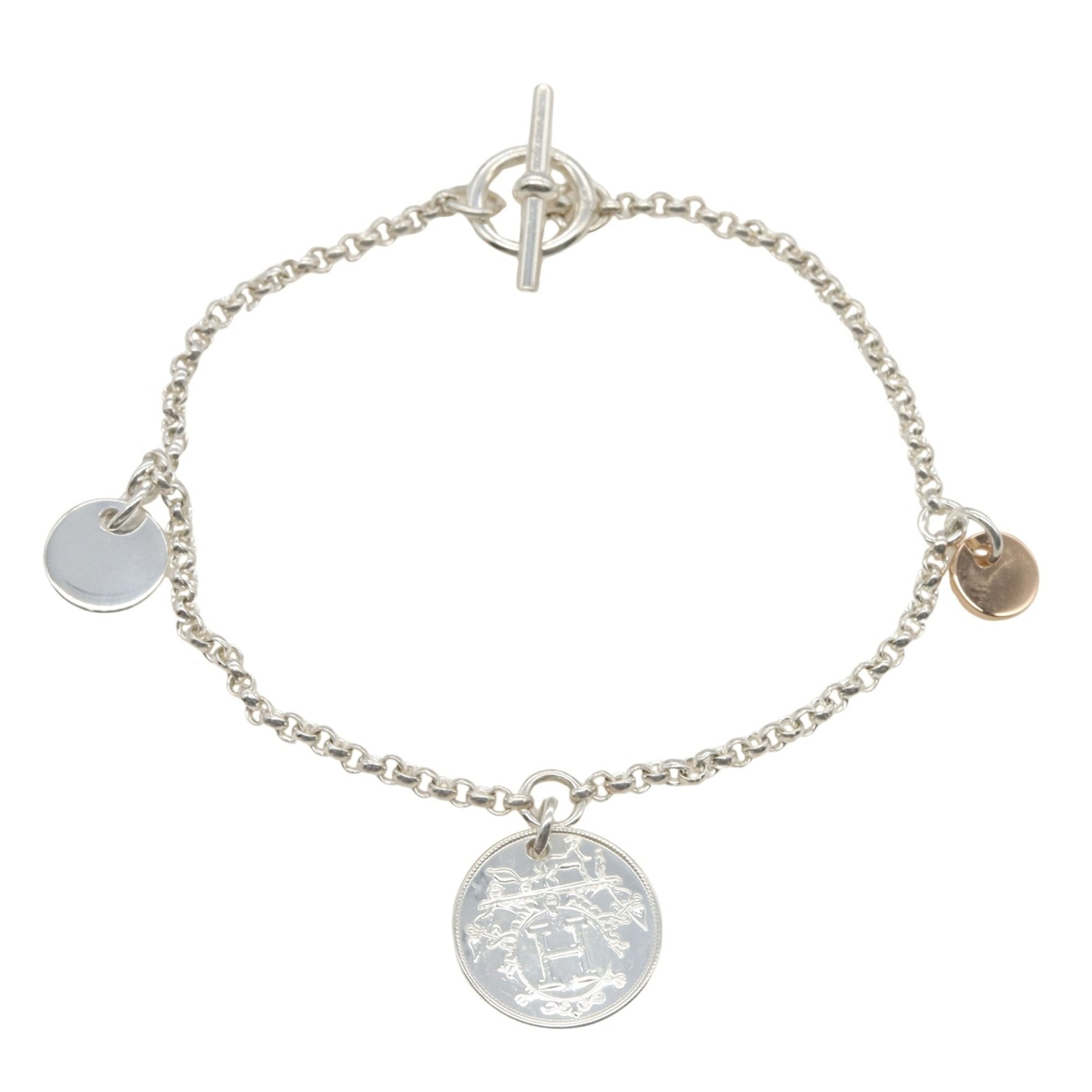 Bracelet 18K Rose Gold and Sterling Silver