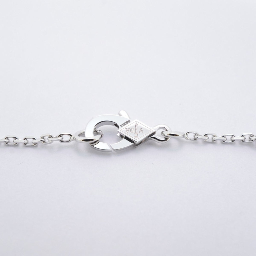 Alhambra Pendant Necklace 18K White Gold