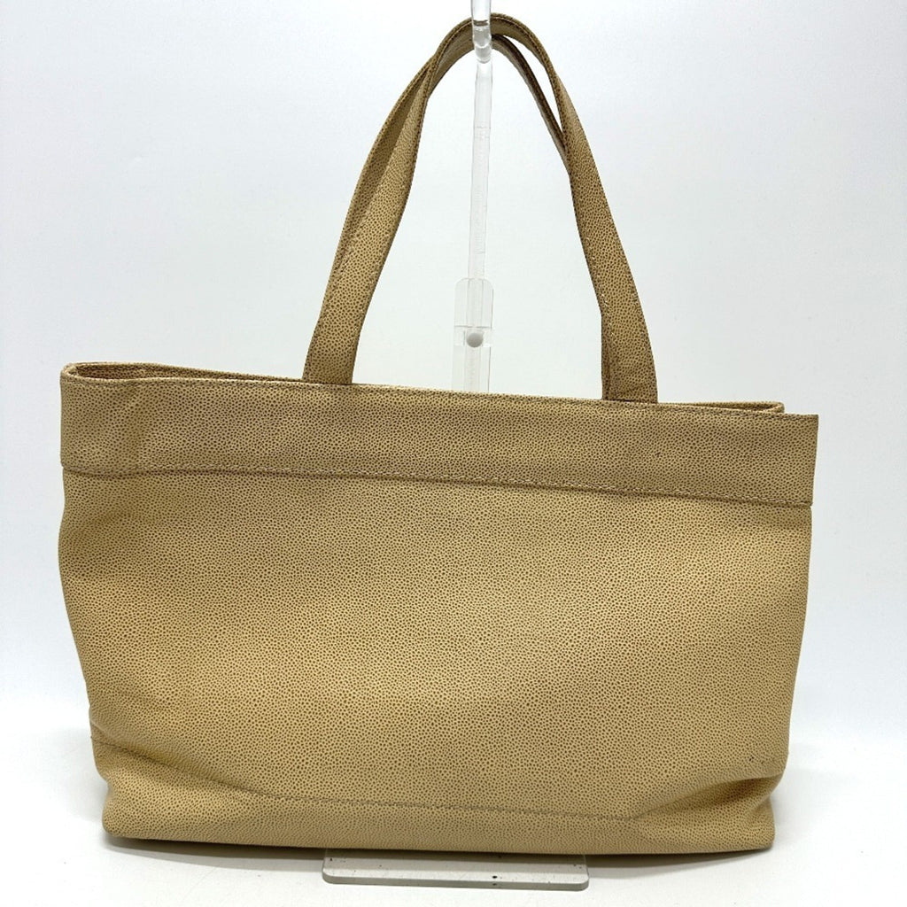 Vintage CC Open Tote Caviar Large