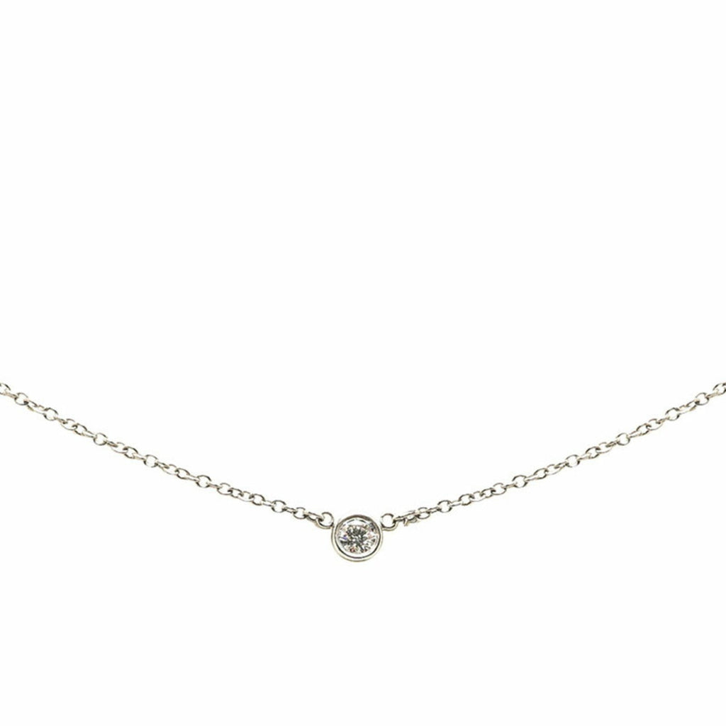 Elsa Peretti Diamonds By The Yard Pendant Necklace Platinum and Diamond