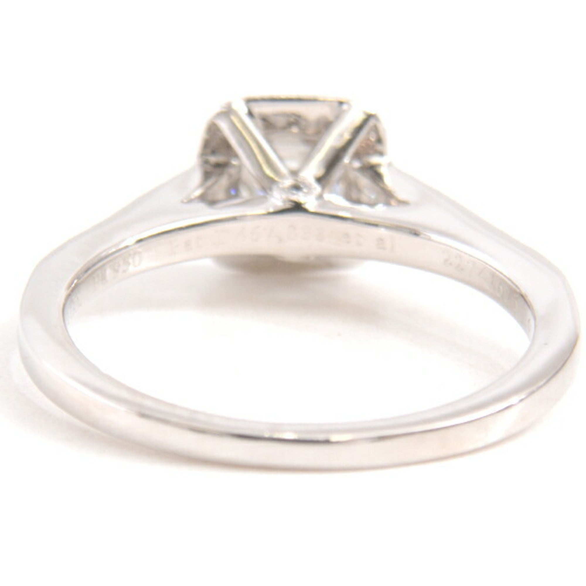 Band Ring Platinum with Diamond