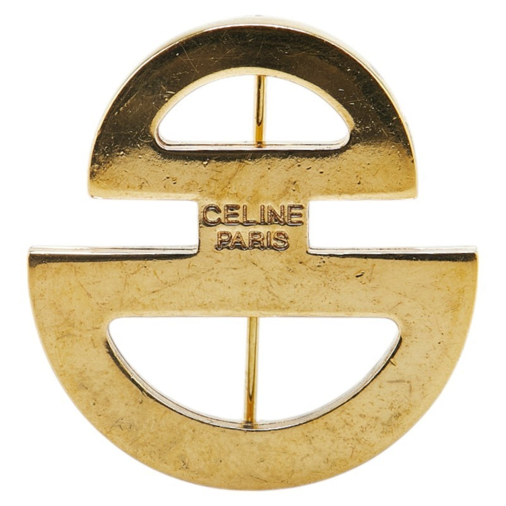 Brooch Gold-Tone Metal