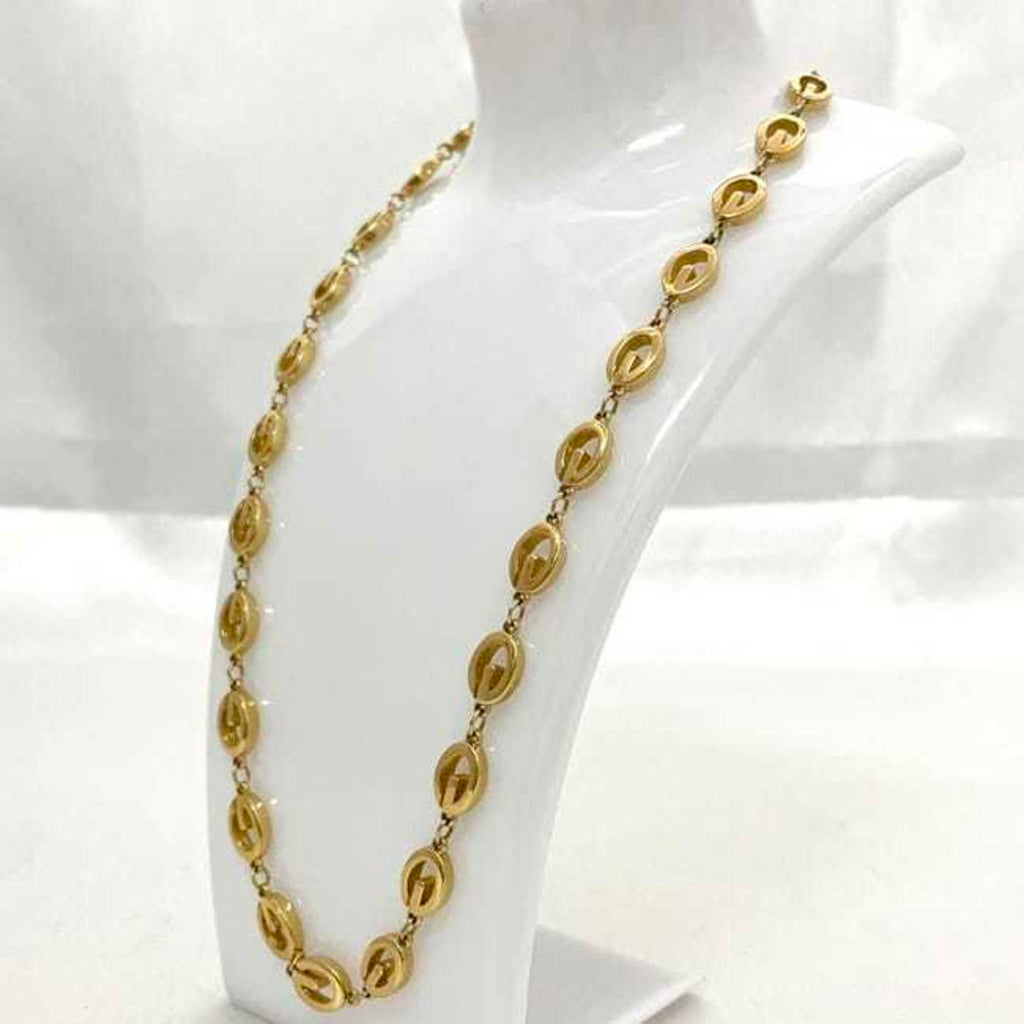 Pendant Necklace Metal Gold