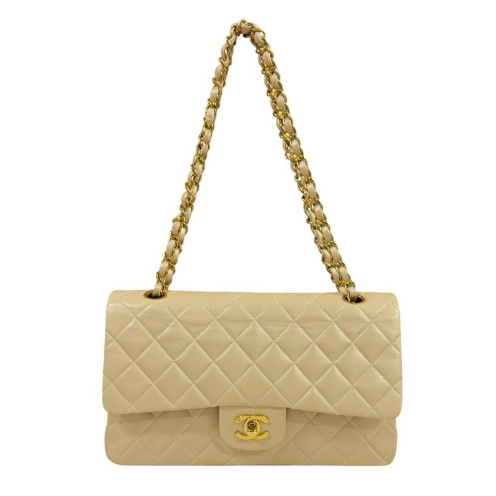 Vintage Classic Double Flap Bag Quilted Lambskin Medium