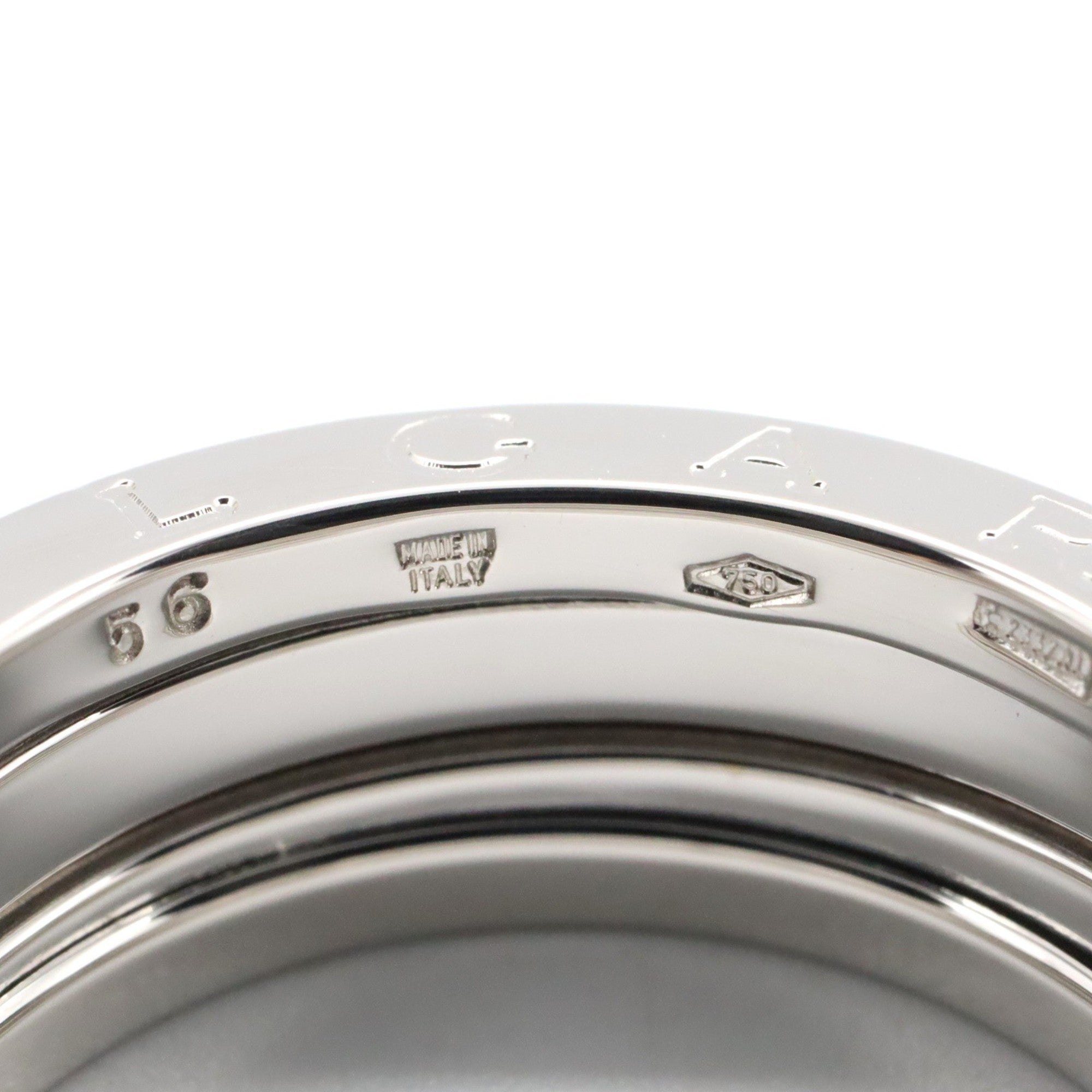 B.Zero1 Ring 18K White Gold and Sterling Silver
