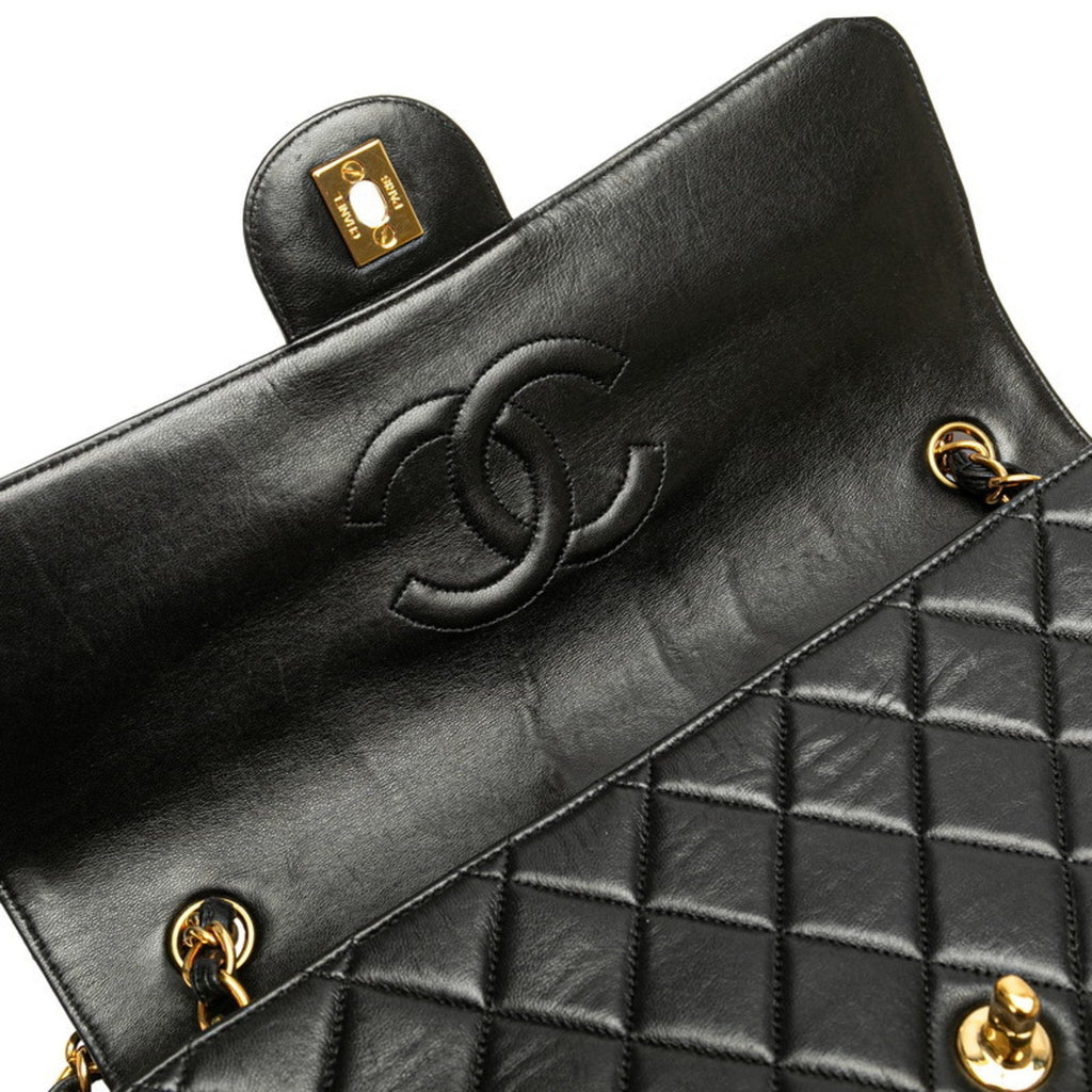 Vintage Classic Single Flap Bag Quilted Lambskin Jumbo