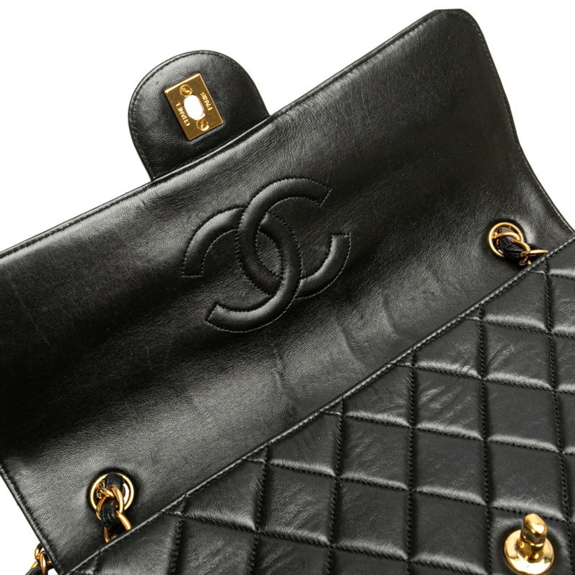 Vintage Classic Single Flap Bag Quilted Lambskin Jumbo