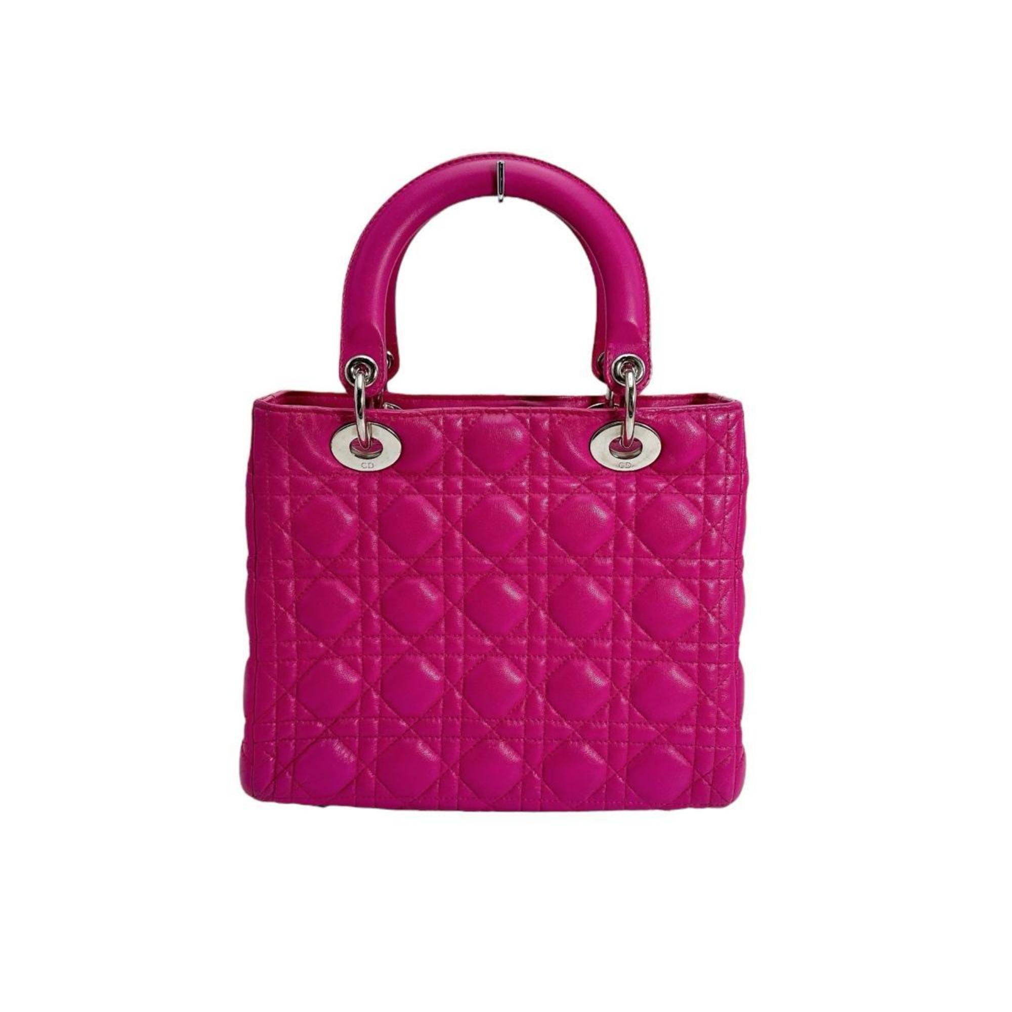 Lady Dior Bag Cannage Quilt Lambskin Medium